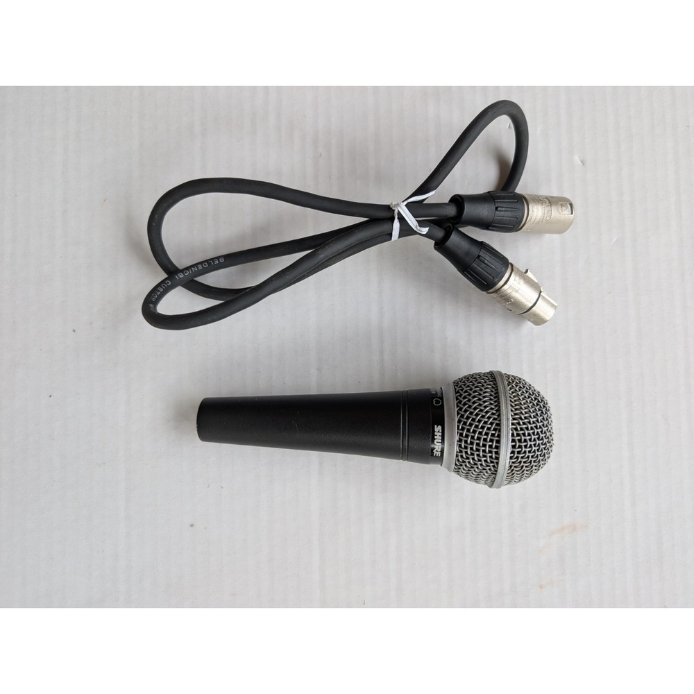 READ Shure SM48 Dynamic Wired Professional Microphone UNTESTED AS-IS